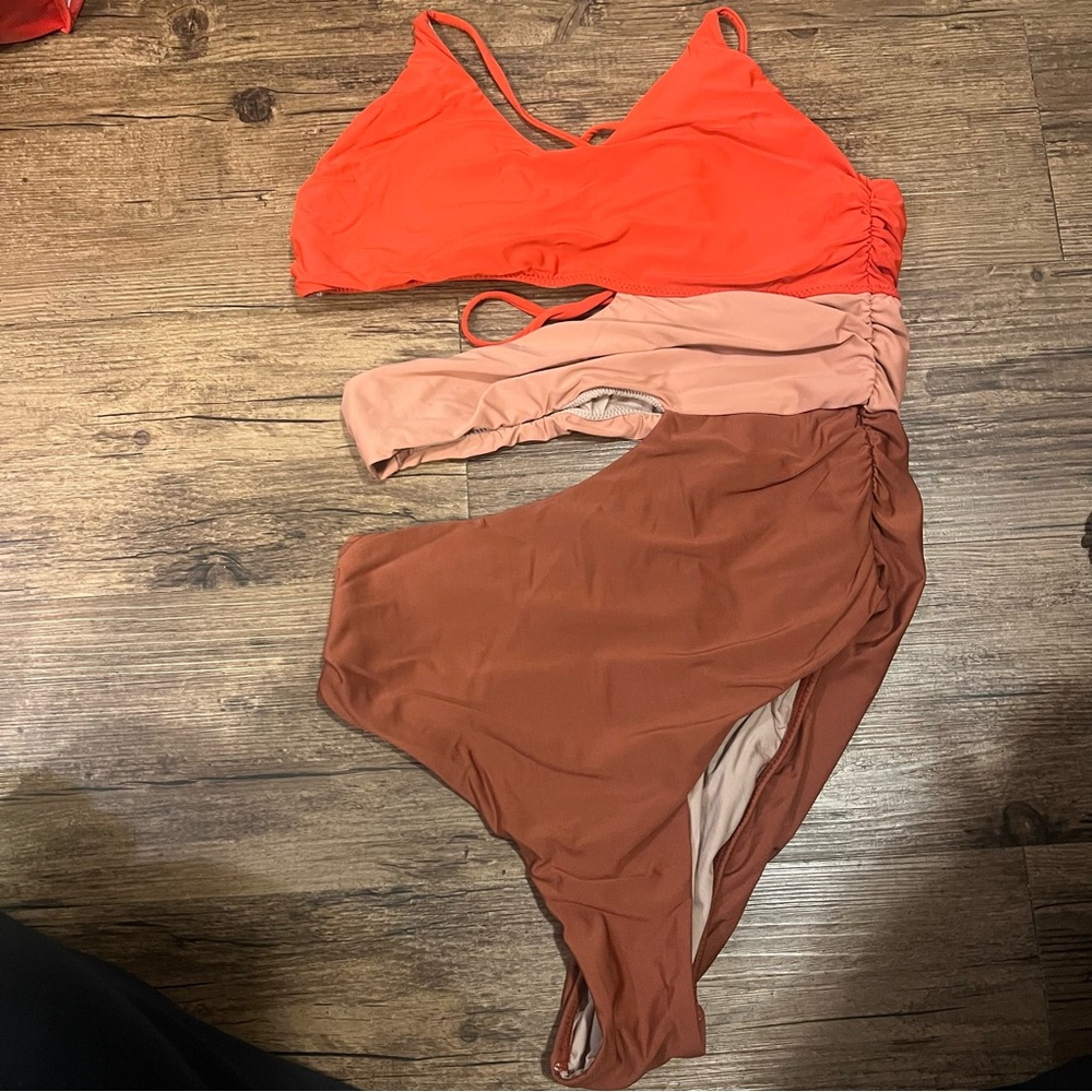PQ Colorblock One Piece Cutout Swimsuit